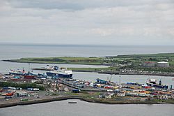 Larne Harbour from Inver
