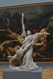 Le Triomphe de la lumière by Antoine Wiertz