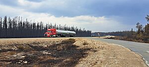 Leaving NWT during 2023 wildfires