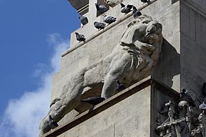 Lion on the Southampton Cenotaph