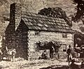 Log cabin schoolhouse of Pittsburgh Academy 1787
