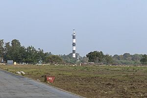 Machilipatnam lighthouse from Manginapudi Beach