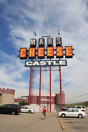 Mars Cheese Castle sign