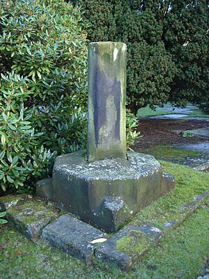 Medieval cross, St Mary's churchyard, Nether Alderley