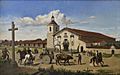 Mission Santa Clara de Asís (1849; oil on canvas)