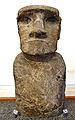 Moai (Easter Island stone figure), Rapa Nui, Easter Island, collected in 1886, hardened volcanic ash - National Museum of Natural History, United States - DSC00359
