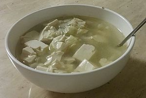 Napa Cabbage & Tofu soup (白菜豆腐湯)