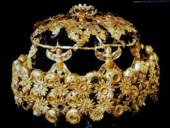 Neo-Assyrian, Nimrud, Queens’ Tombs, Tomb III, Golden Crown