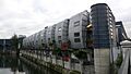 Nicholas Grimshaw flats Camden Town back of Sainsburys
