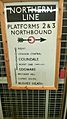 Northern Line Northern Heights Extension sign