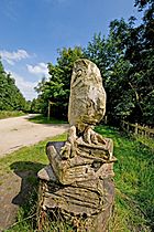 Owl Sculpture - Three Sisters Recreation Area - geograph.org.uk - 921687