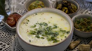 Pakhala with assorted side dishes 03