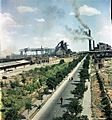 Panoramic view of the Rustavi Metallurgical Plant. 1957