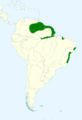 Picumnus exilis map
