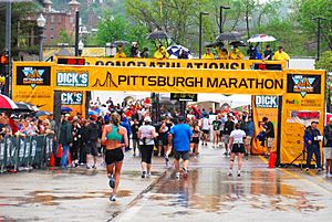 Pittsburgh Marathon Finish Line 2010