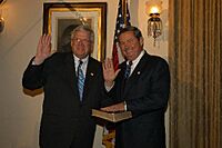 Rep. E. Clay Shaw swearing reenactment during 108th