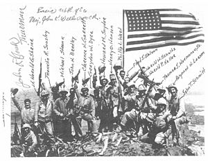 Rosenthal Iwo Jima Gung Ho photograph