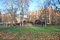 Russell Square with restaurant