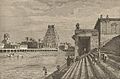 Sacred Tank and Pagoda at Chillambaran, India, c 1870
