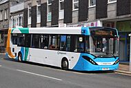 Saltash Fore Street - Stagecoach 26037 (YX65RDO) repainted