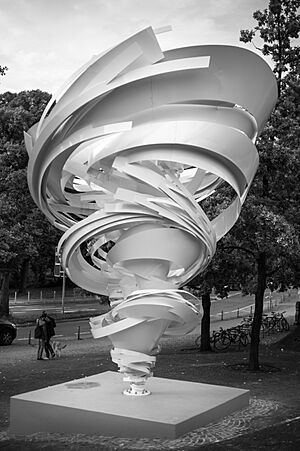 Sculpture Another Twister Joao Alice Aycock Sprengel Museum Hannover Kurt-Schwitters-Platz Suedstadt Hannover Germany 01