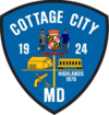 Official seal of Cottage City, Maryland
