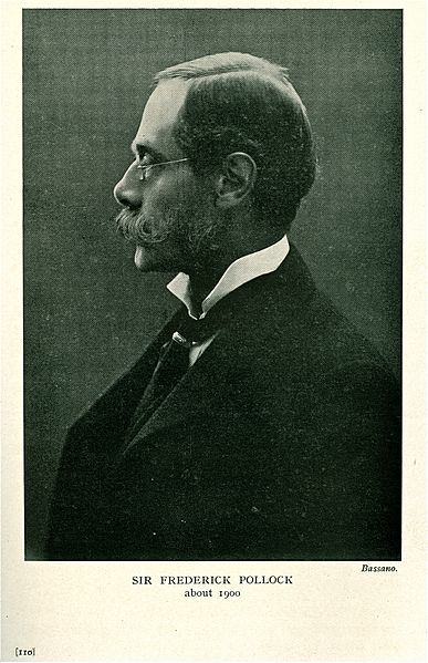 Sir Frederick Pollock, 3rd Baronet