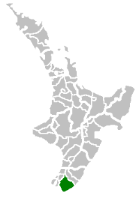 Location of South Wairarapa District