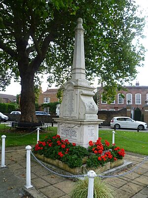 Stanwell War Memorial - geograph.org.uk - 4160726
