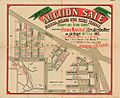 StateLibQld 2 262636 Estate map of Bishop's Hill, Petrie Terrace, Brisbane, Queensland, 1883