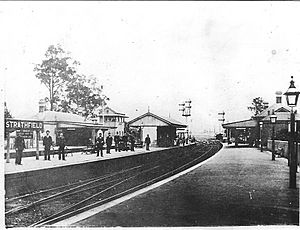Strathfield station old