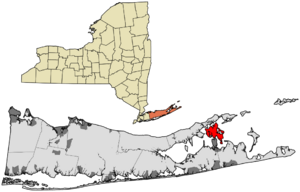 Location in Suffolk County