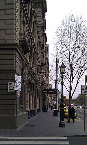 The Hotel Windsor in winter