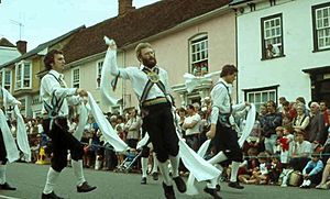 Thelwall Morrismen at Thaxted Ring Meeting - geograph.org.uk - 263068 (cropped)