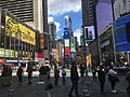 Times Square looking north from 44th Street