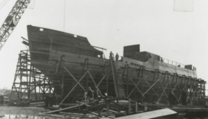 USCGC Acacia under construction