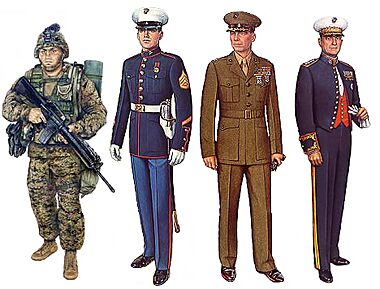 USMC uniforms
