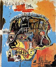 Untitled acrylic and mixed media on canvas by --Jean-Michel Basquiat--, 1984