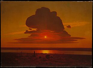 WLA metmuseum Red Sunset on the Dnieper Arkhip Ivanovich Kuindzhi