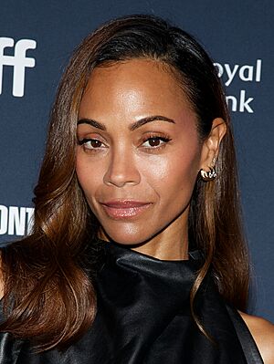 Zoe Saldaña at the 2024 Toronto International Film Festival (cropped)