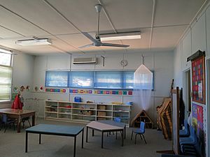 1950s Timber School Building interior, Toowoomba North State School