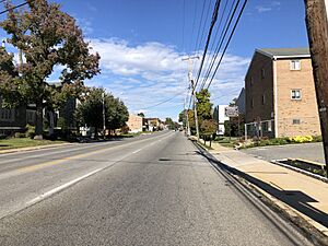2022-10-16 14 39 45 View north along U.S. Route 13 (Chester Pike) at Ridley Avenue in Norwood, Delaware County, Pennsylvania