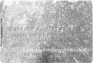 53 - Hely's Grave - Inscription on headstone. (5045144b2)