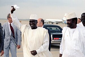 Ahmed Sékou Touré à Washington DC en 1982