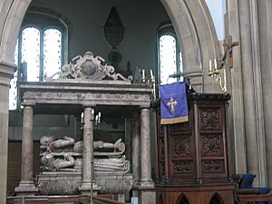 All Saints, Turvey, Tomb of John, 2nd Lord Mordaunt - geograph.org.uk - 1199833