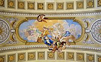 Allegory of peace and heaven - Prunksaal - Austrian National Library