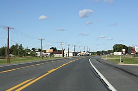 Downtown Baraga along U.S. Route 41