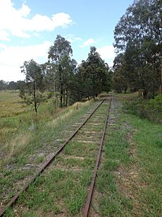 Beaudesert railway line at Cedar Grove, Queensland