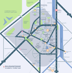 Bhubaneswar Map