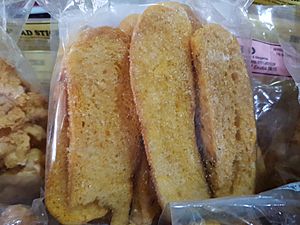 Biscocho (twice baked bread) Philippines